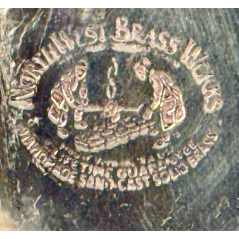 Maytag Collectors Club Belt Buckle Maytag Meat Grinder‎ Northwest Brass Works